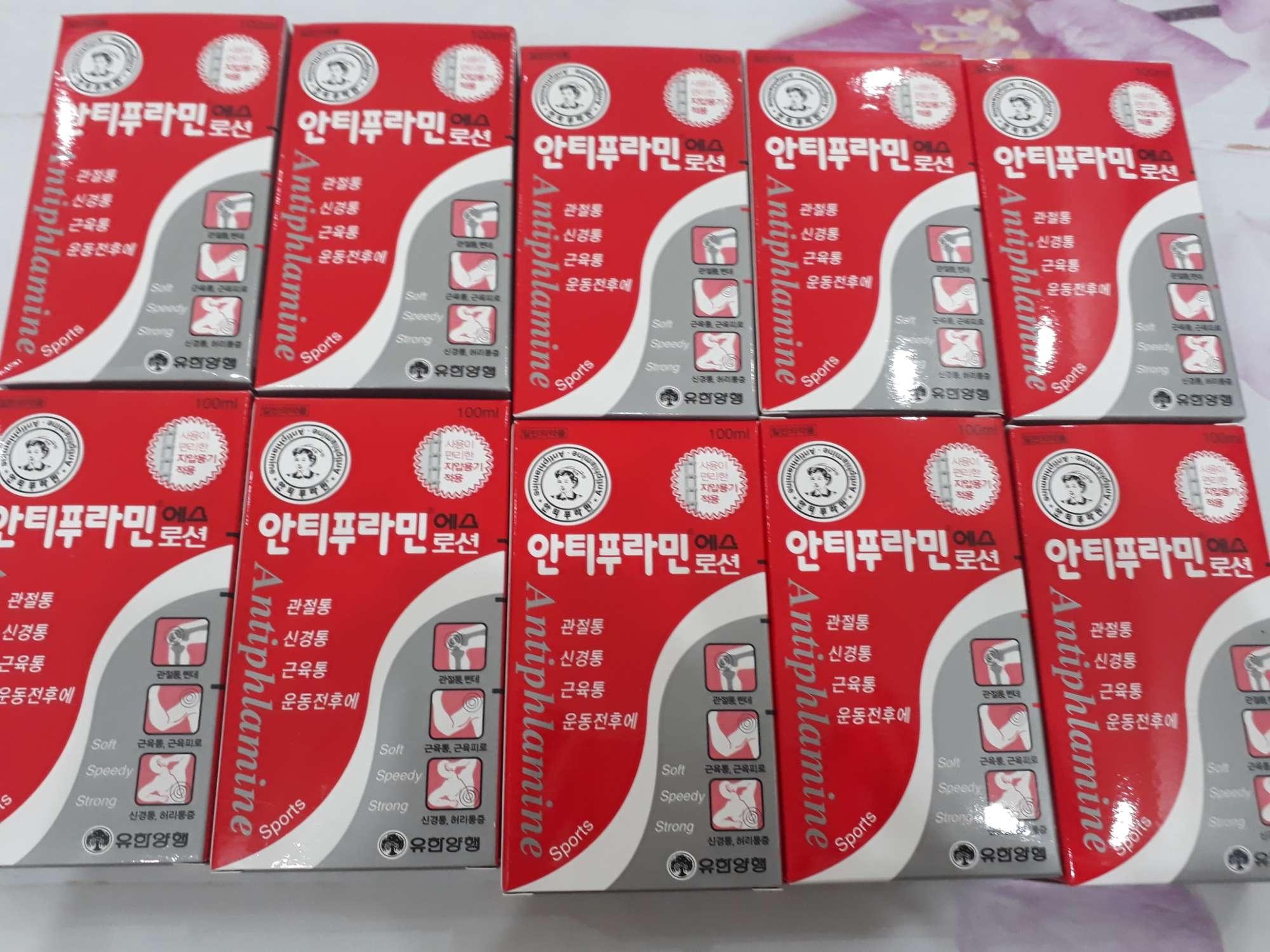 Combo 10 Dầu Nóng Hàn Quốc Antiphlamine 100ml