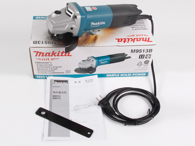 4" (100mm) Máy mài góc 850W Makita M9513B (CÔNG TẮC ĐUÔI)