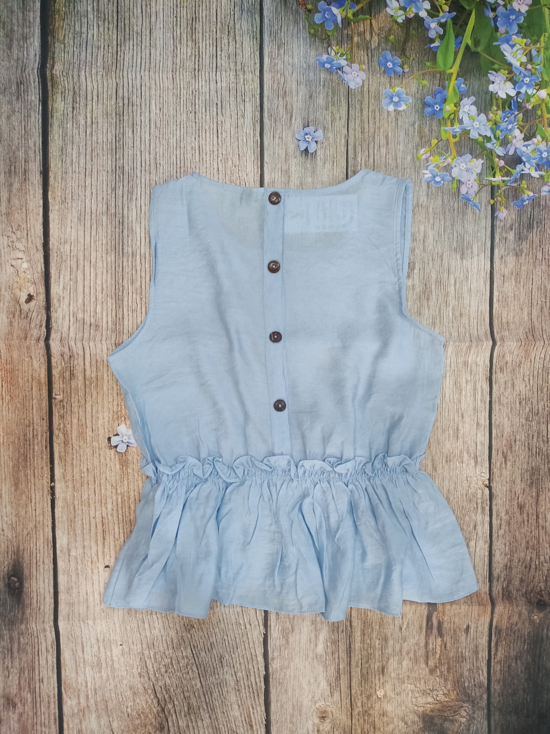 Áo peplum sát nách đũi lụa Vicci cao cấp (Trắng - Xanh - Đỏ)