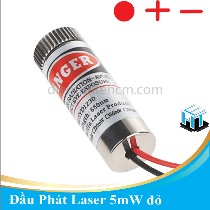 Đầu phát Laser 5mW Đỏ