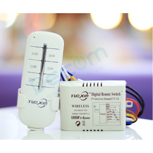 Bộ điều khiển 12VDC - 4 kênh