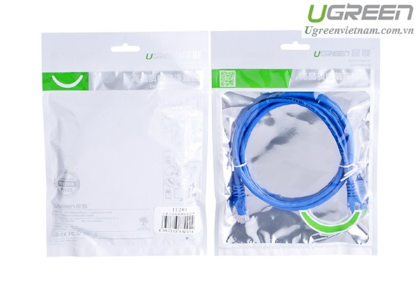 Cáp mạng đúc sẵn Cat6 15m  Ugreen 11207 cao cấp