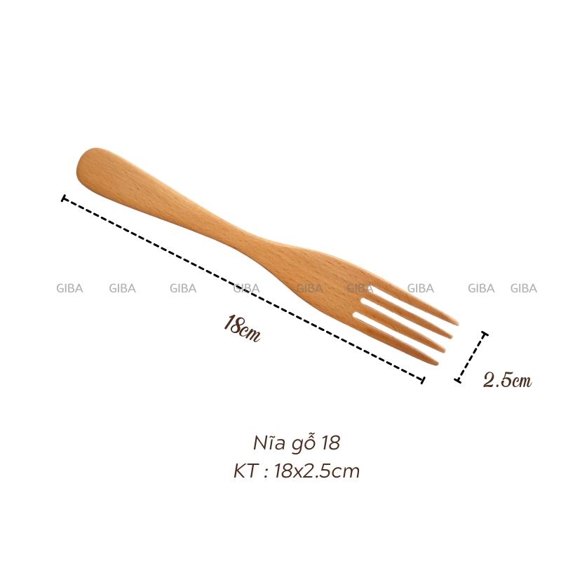 Muỗng Gỗ Dài Dùng Cà Phê Trà - Giba