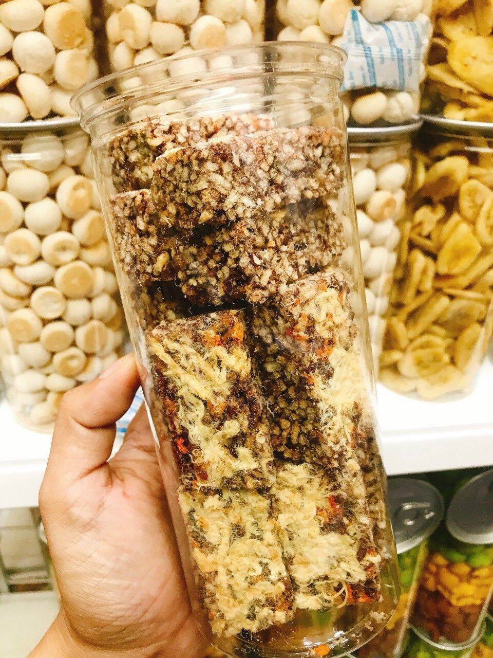 Thanh Gạo Lức Tép Chà Bông.