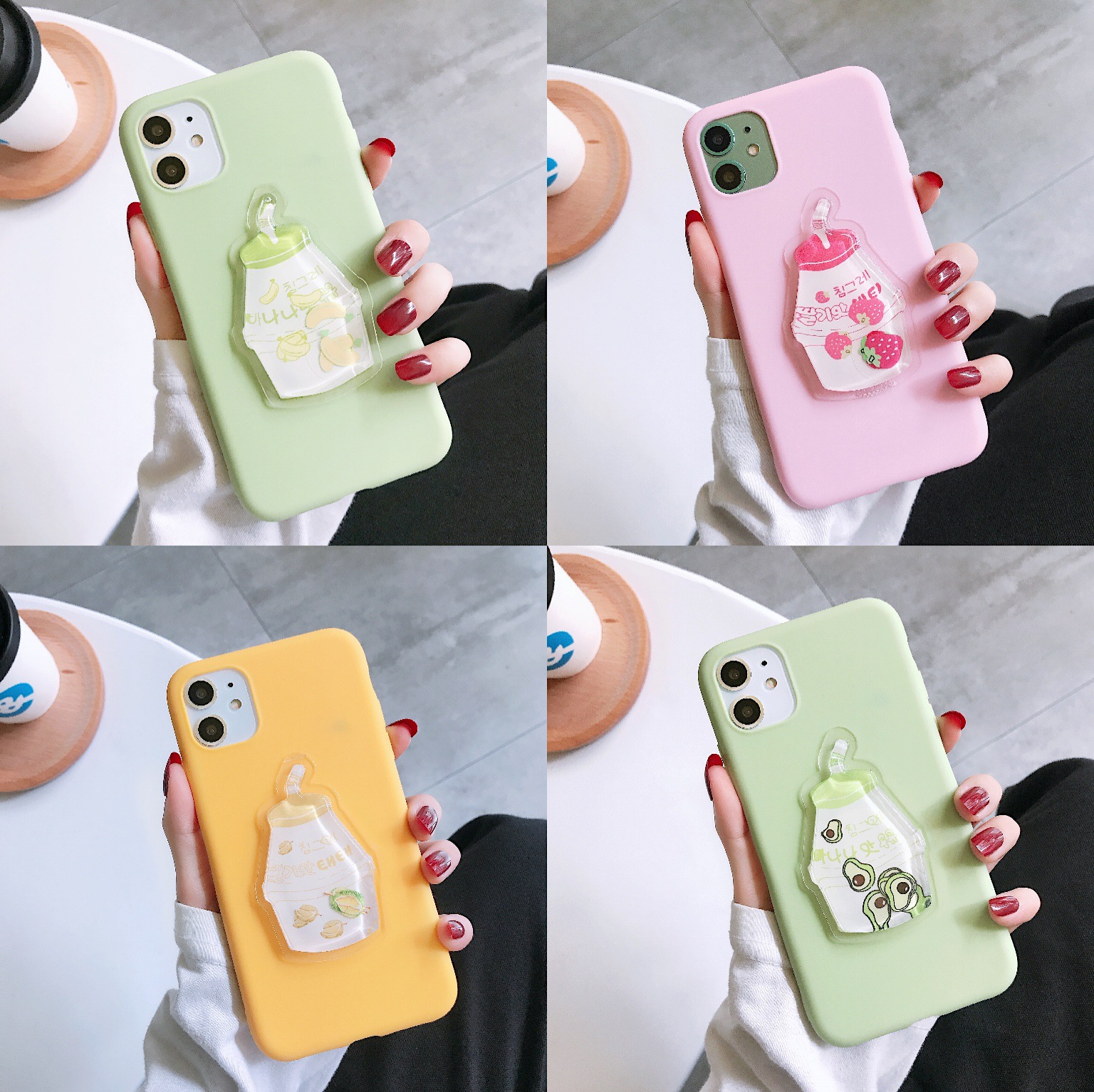 [Siêu Sale] Ốp iphone cốc trái cây chảy 6plus/6splus/7plus/8plus/X/Xs/Xsmax/11/11promax