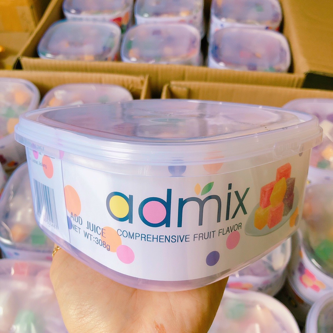 kẹo dẻo trái cây ADMIX 1 hộp