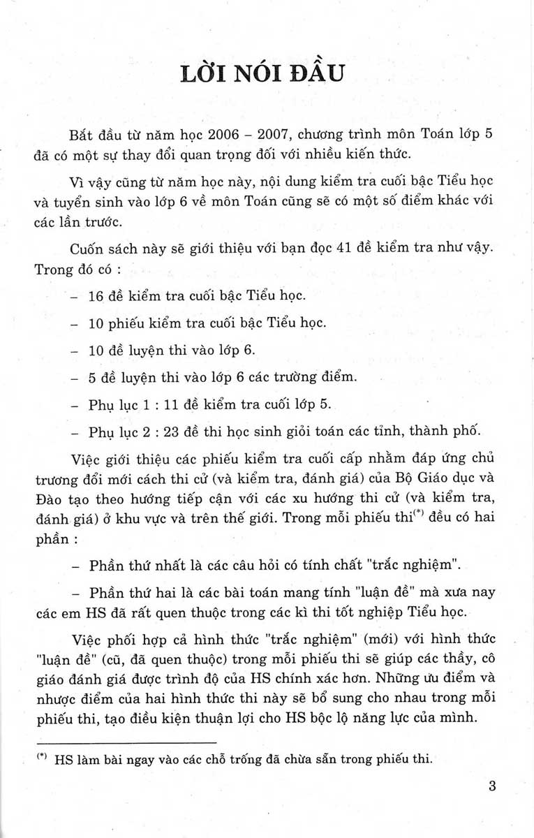 75 Bài Kiểm Tra Toán Lớp 5