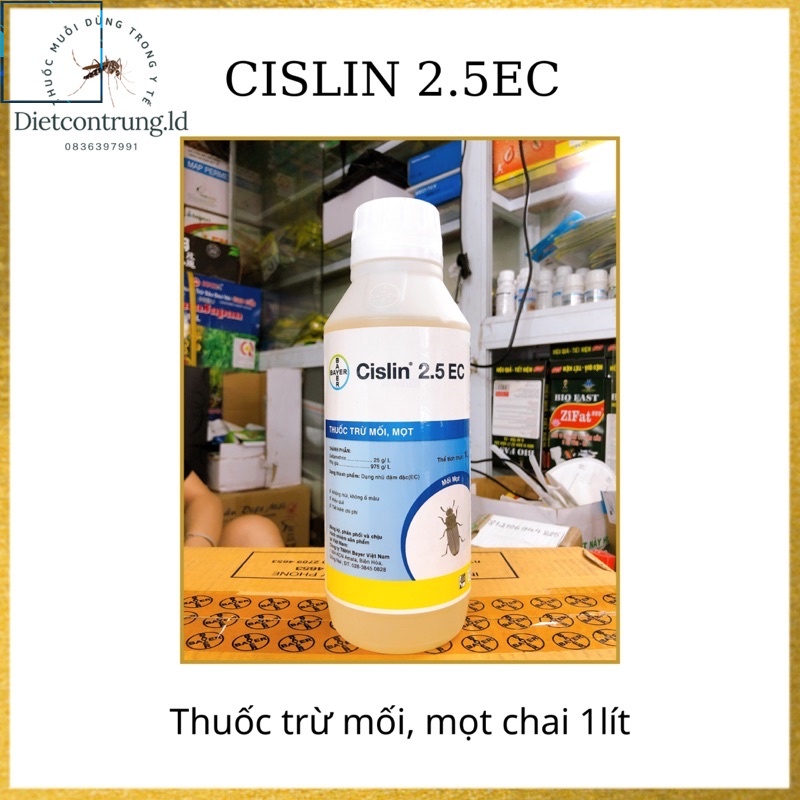 CISLIN 2.5EC - Thuốc diệt mối và mọt gỗ ( 1 lít ) .