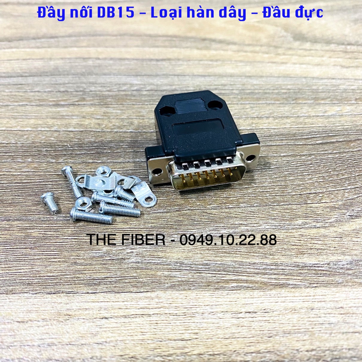 Đầu nối DB15 - Loại hàn dây - Đực/Cái