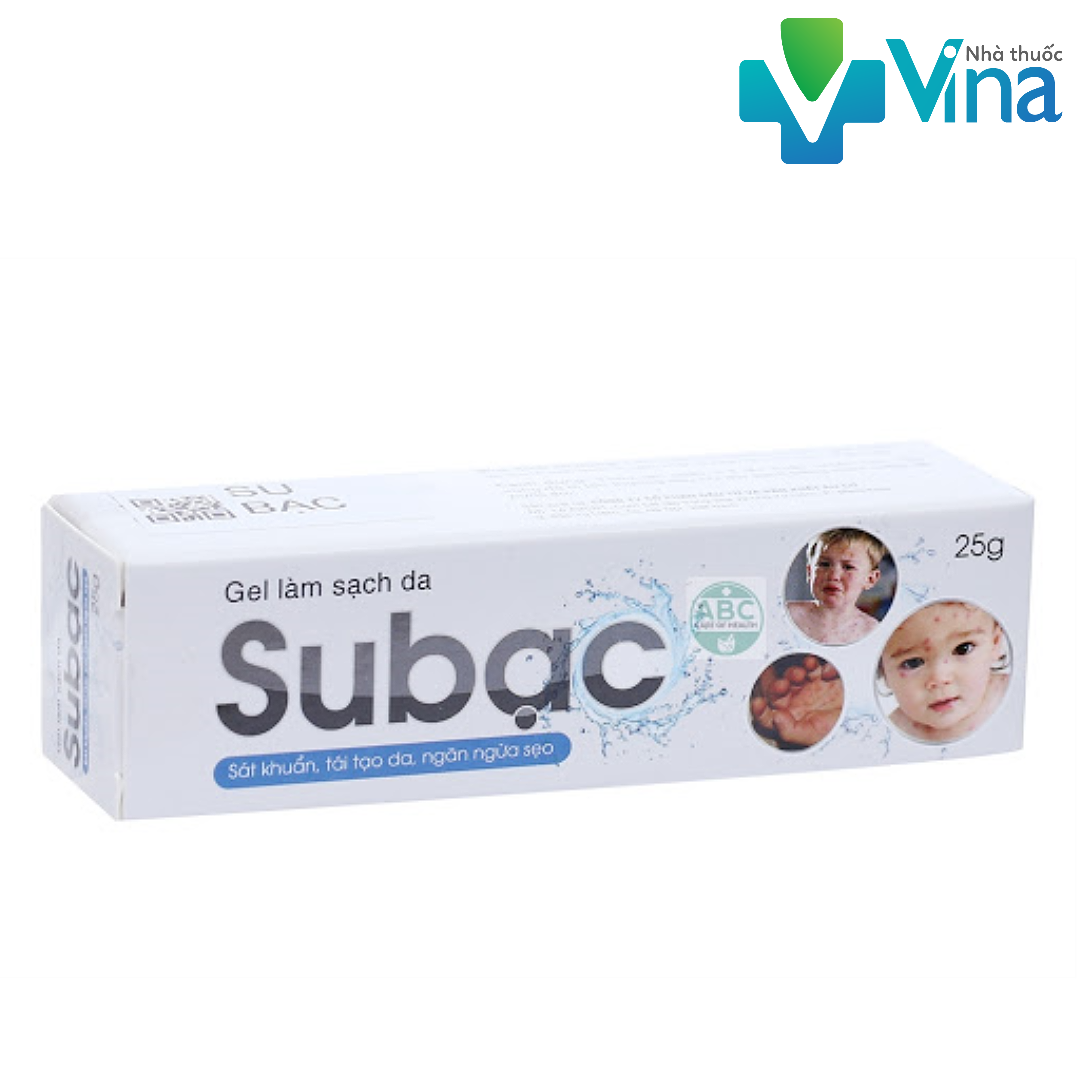 Kem su bạc, sát khuẩn tái tạo da, ngăn ngừa sẹo, tuýp 25gr