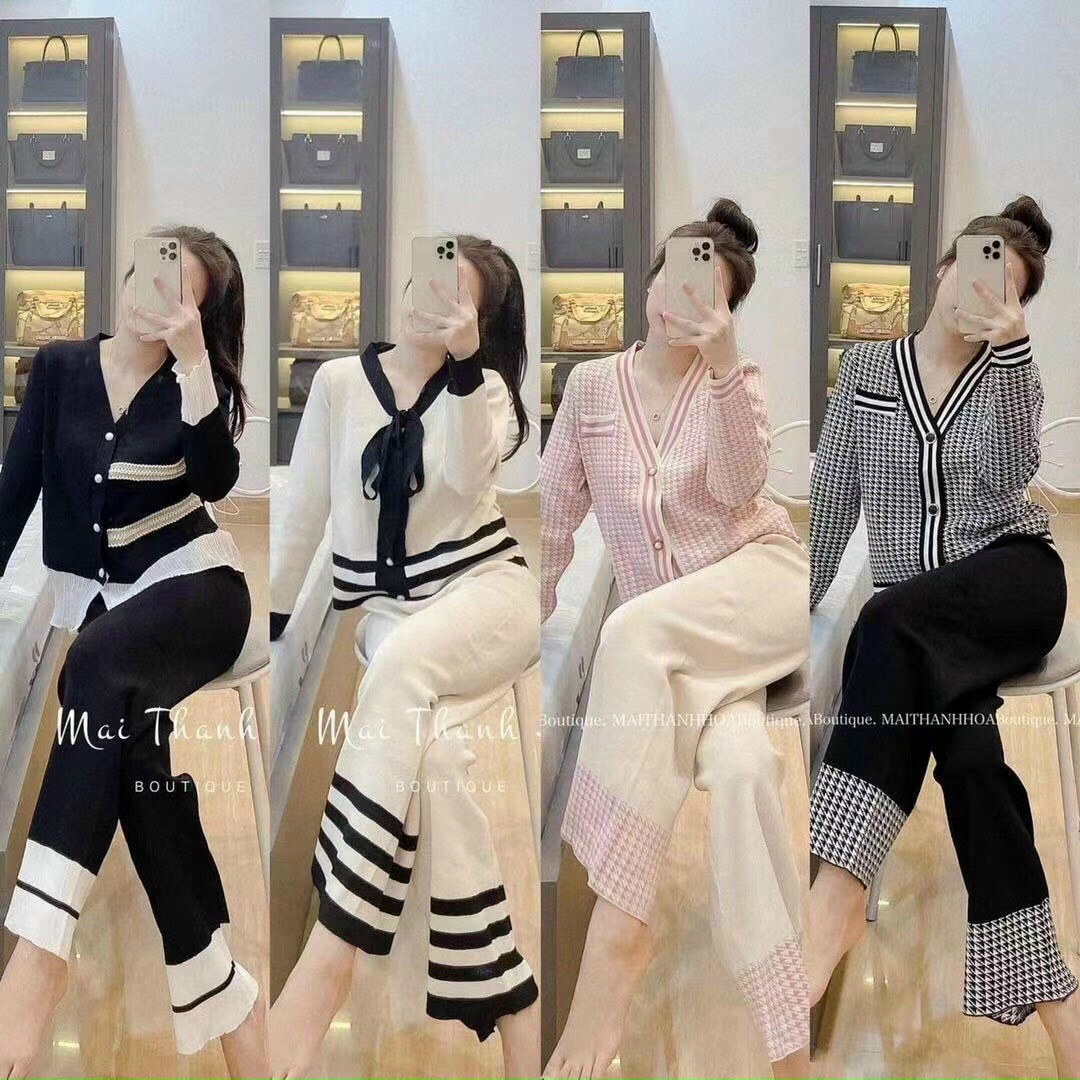 Set bộ len QC đanh mịn nhiều mẫu hot