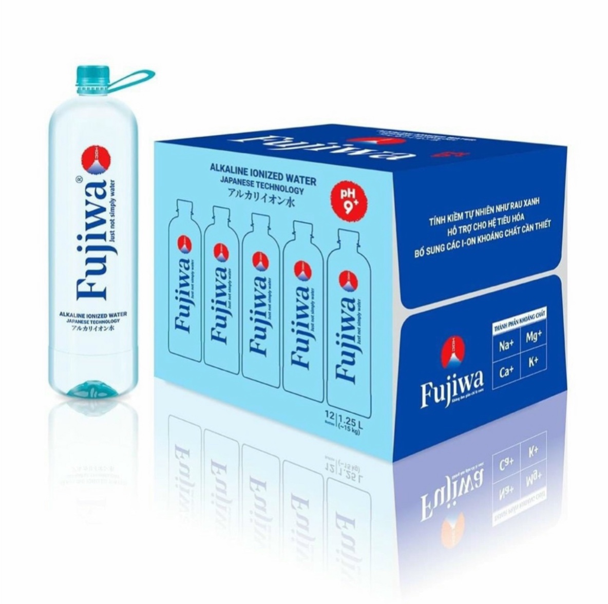 Nước Ion kiềm Fujiwa 1.250 ml ( 12 chai/ thùng)