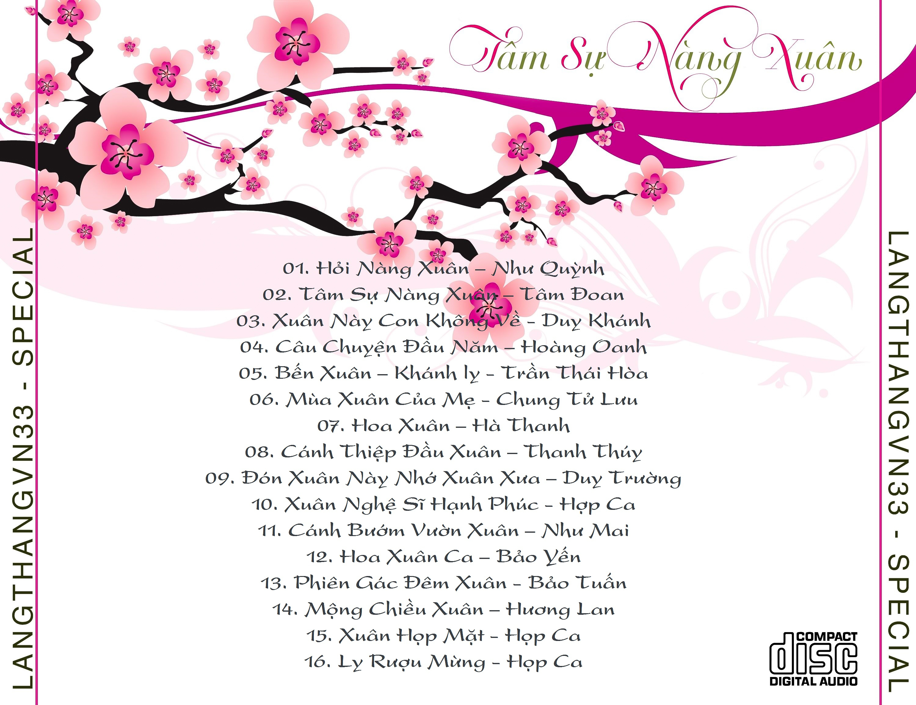 bộ 5 đĩa cd nhac Xuân 1