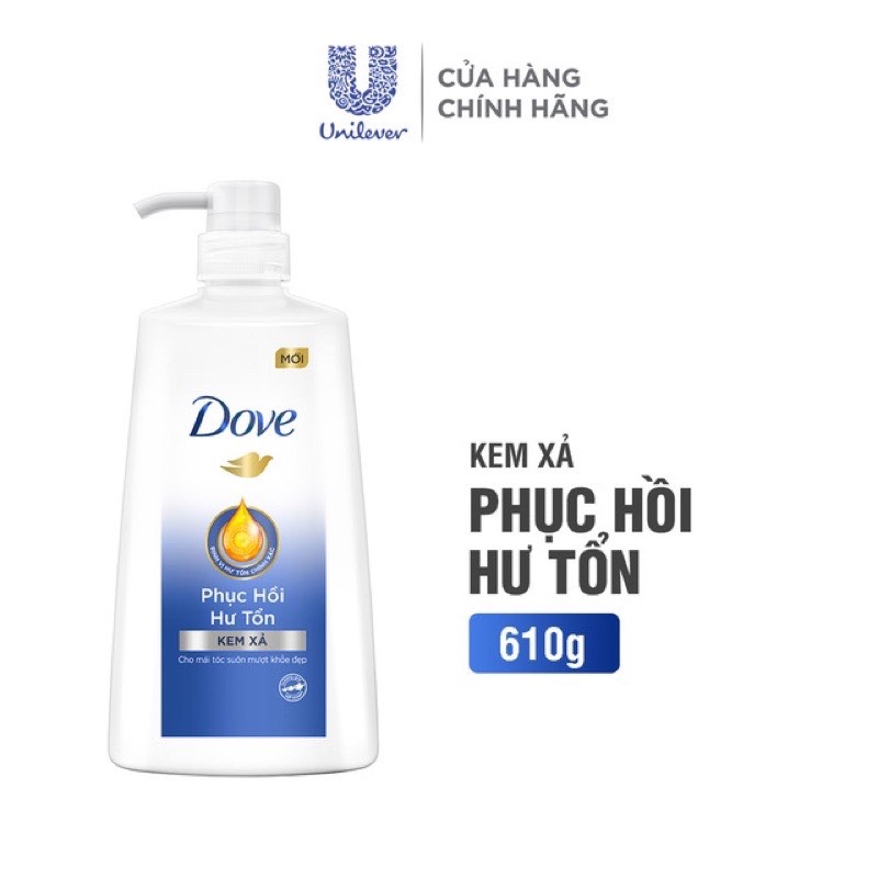Dầu Gội,Xả Dove 640g