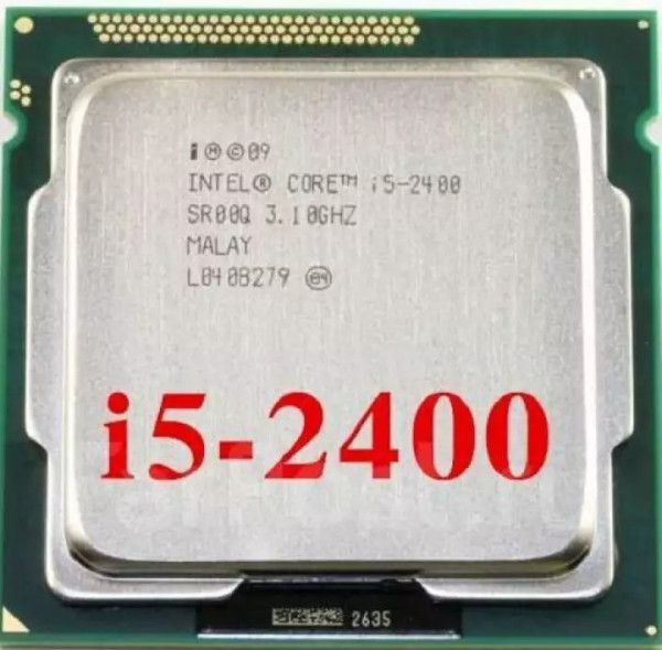Bộ vi xử lý Intel CPU Core i5 2400 3.40GHz ,95w 4 lõi 4 luồng, 6MB Cache Socket Intel LGA 1155