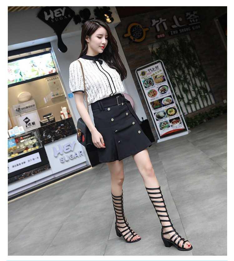 Giày sandal chiến binh đế vuông