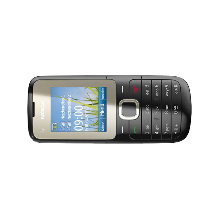 Điện Thoại Nokia C2-00 Màu Đen Bảo Hành 1 Đổi 1