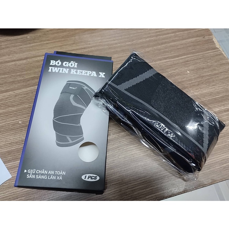 Bó Đầu Gối Loại Dán Iwin Keepa X Cao Cấp - Quy Cách 1 Chiếc