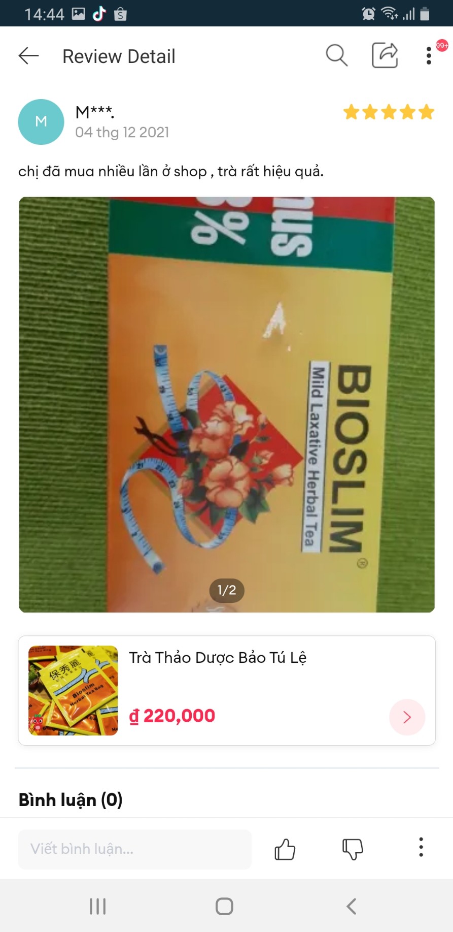 Trà Thảo Dược Bảo Tú Lệ - Boslim