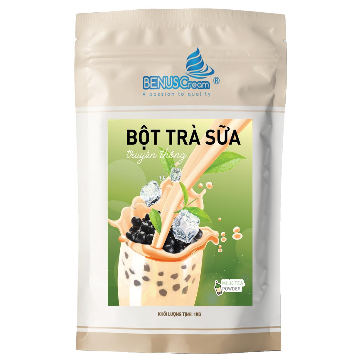 BỘT TRÀ SỮA HÒA TAN BENUSCream - Túi 1kg