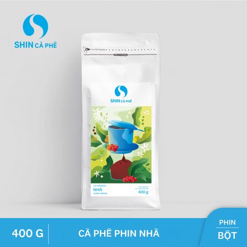 Cà phê Phin Nhà - SHIN Cà Phê - Cà phê pha phin - Gói 400g