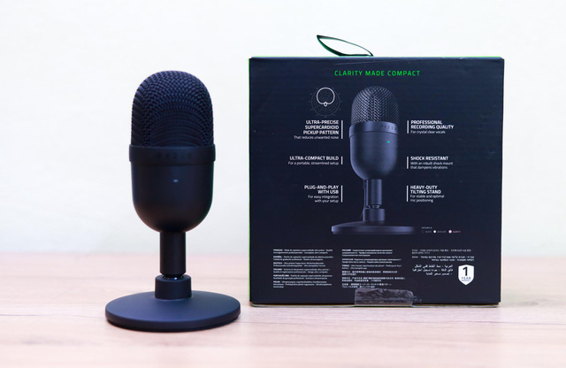 Thiết bị thu âm Razer Seiren Mini - Ultra-Compact Condenser Microphone