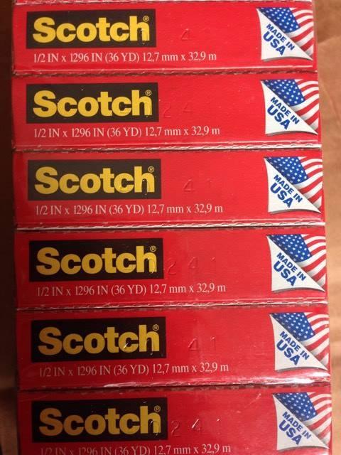 BĂNG KEO 3M SCOTCH 600 THỬ MỰC, THỬ SƠN 1/2 In