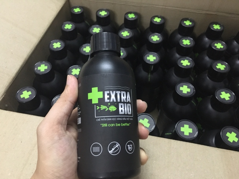 Vi Sinh Làm Trong Nước Bể Cá Cảnh Extra Bio chai dung tích 250ml