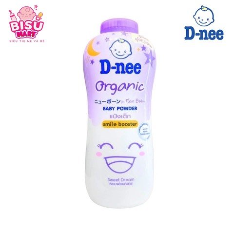 Phấn Thơm cho bé Phấn Rôm Em Bé Sơ Sinh Organic Dnee Thái Lan 350g