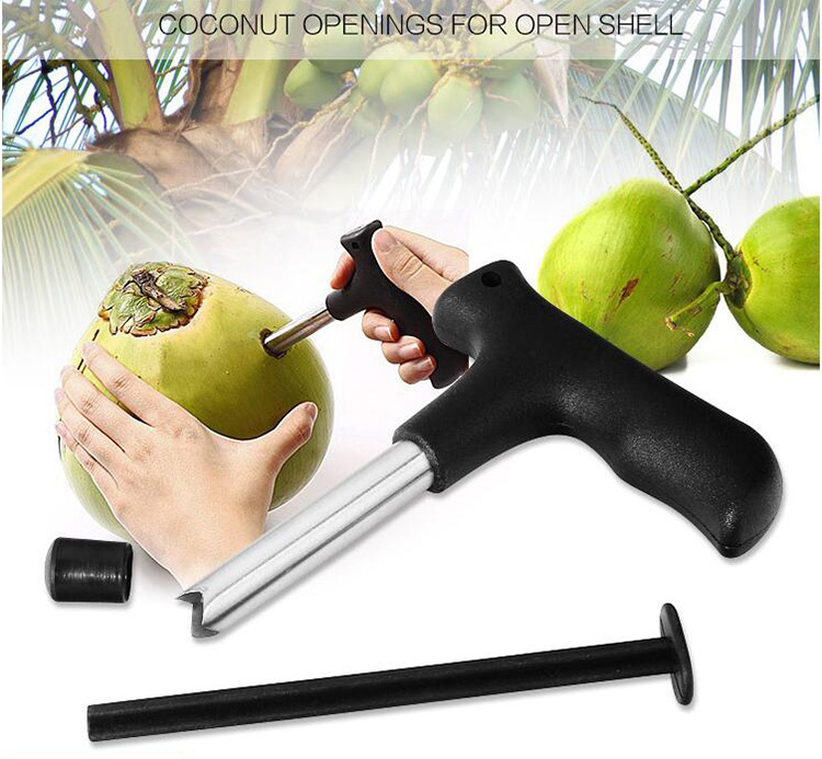 [HCM]Dụng Cụ Khui Dừa Siêu Nhanh Không Tốn Sức, Cây Đục Lỗ Dừa Siêu Tốc Hiệu Quả Nhỏ Gọn Tiện Dụng