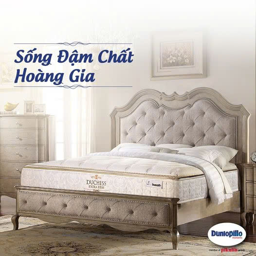 Nệm Lò Xo Túi Độc Lập Dunlopillo Duchess, Thiết Kế sang trọng, công nghệ hiện đại - Độ Cao 29cm