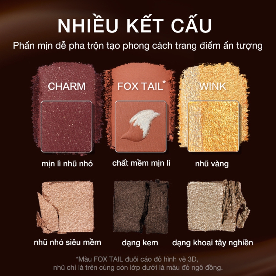 Perfect DiaryExplorerEyeshadowPalette14g.#13RedFox