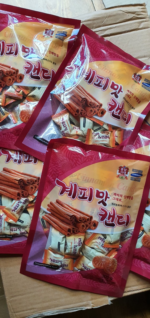 Kẹo quế cứng hàn quốc 200g