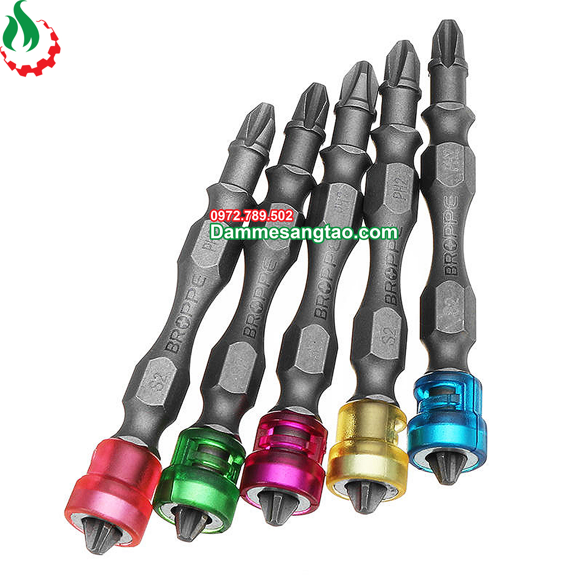 Mũi vít 4 cạnh có nam châm trợ lực bropee