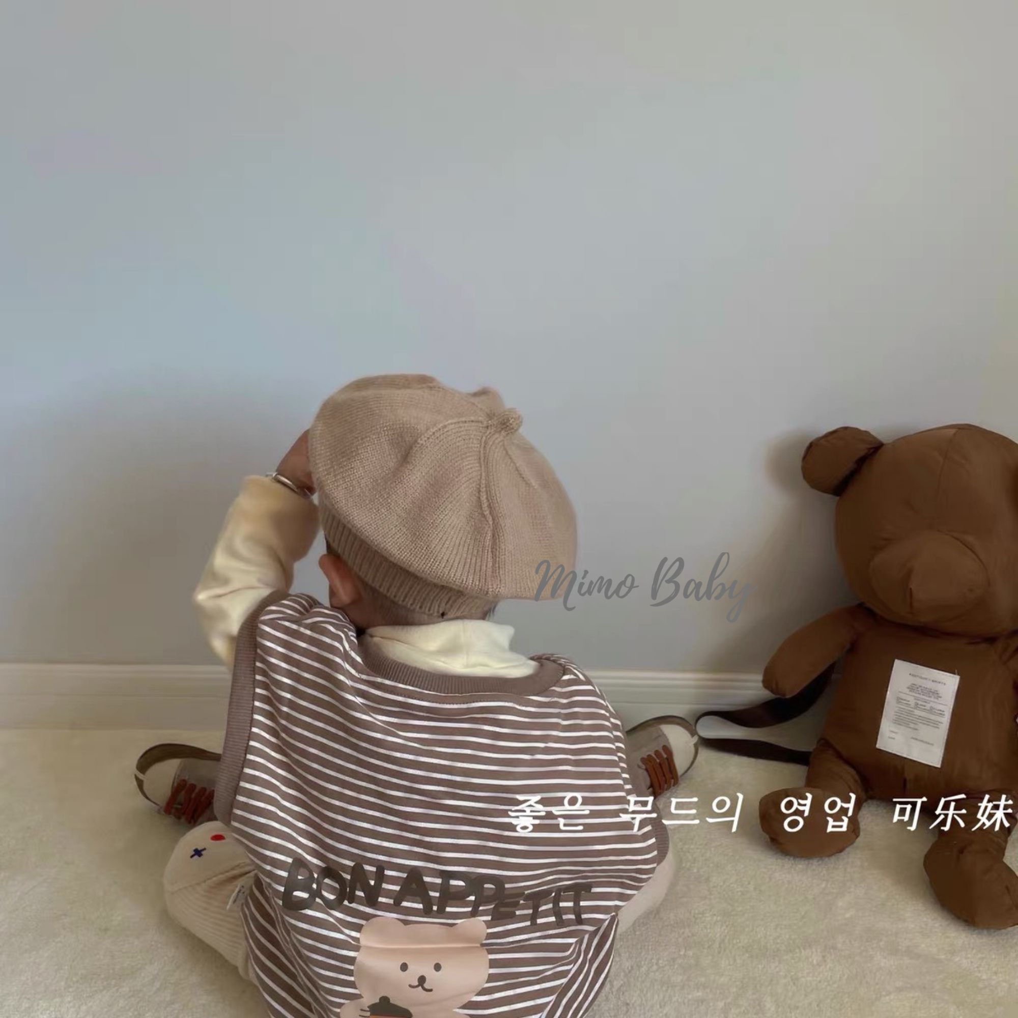 Mũ nồi len basic Style hàn quốc đáng yêu cho bé (6m-3y) Mimo baby MN79