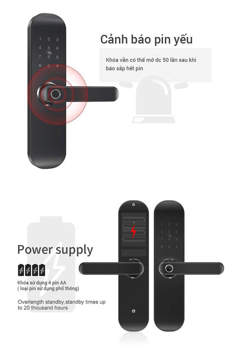 Khóa Cửa Vân Tay Thông Minh Autosystem