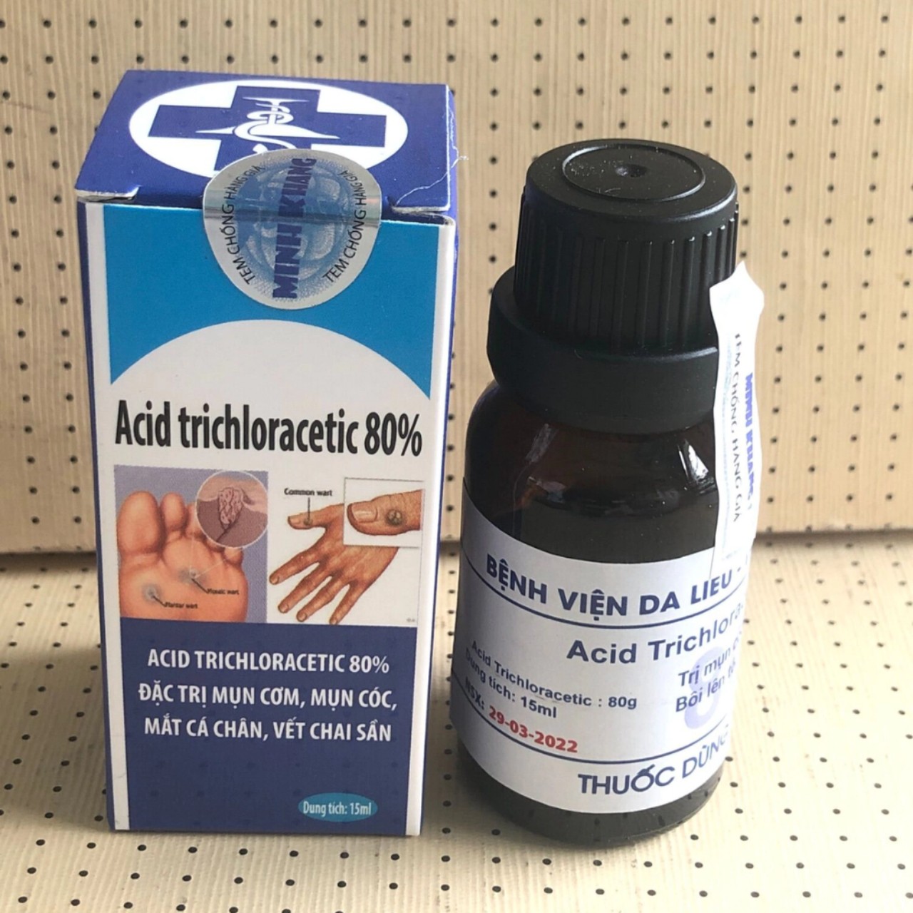 dung dịch tẩy mụn cóc, mụn thịt, mụn cơm, mắt cá chân.