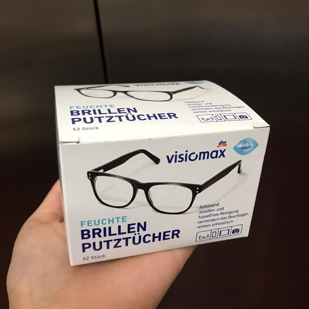 [Hàng Đức] Khăn giấy lau kính VISIOMAX