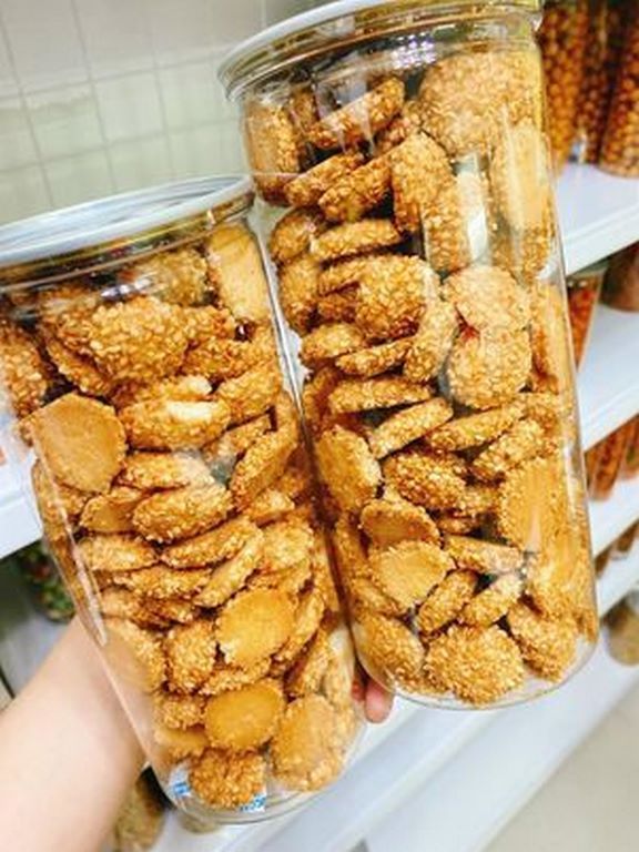 Bánh nhện mè lon pet 250g - thơm ngon