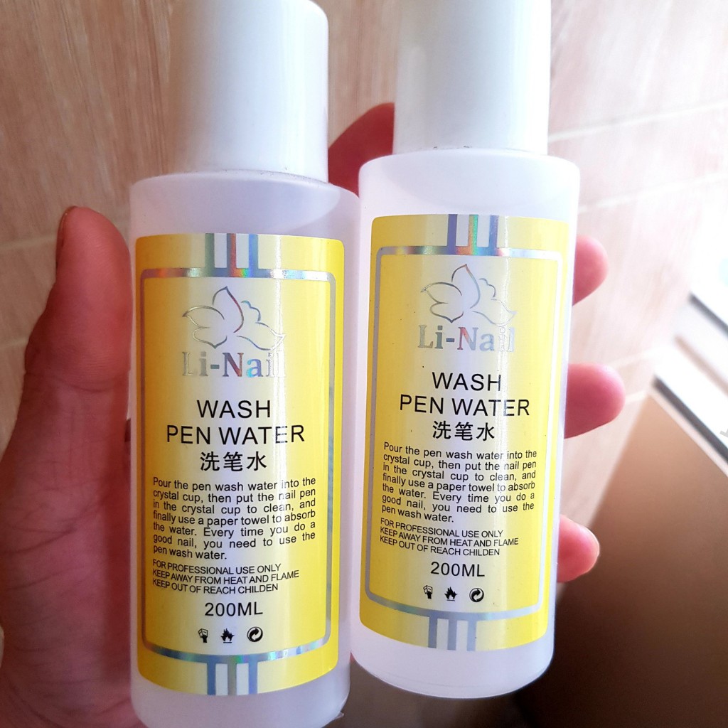 Nước lau g.el, nước rửa cọ linail