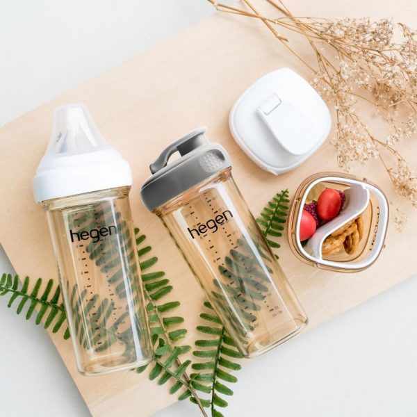 [HCM]Bình uống nước cho bé Hegen PPSU 330ml