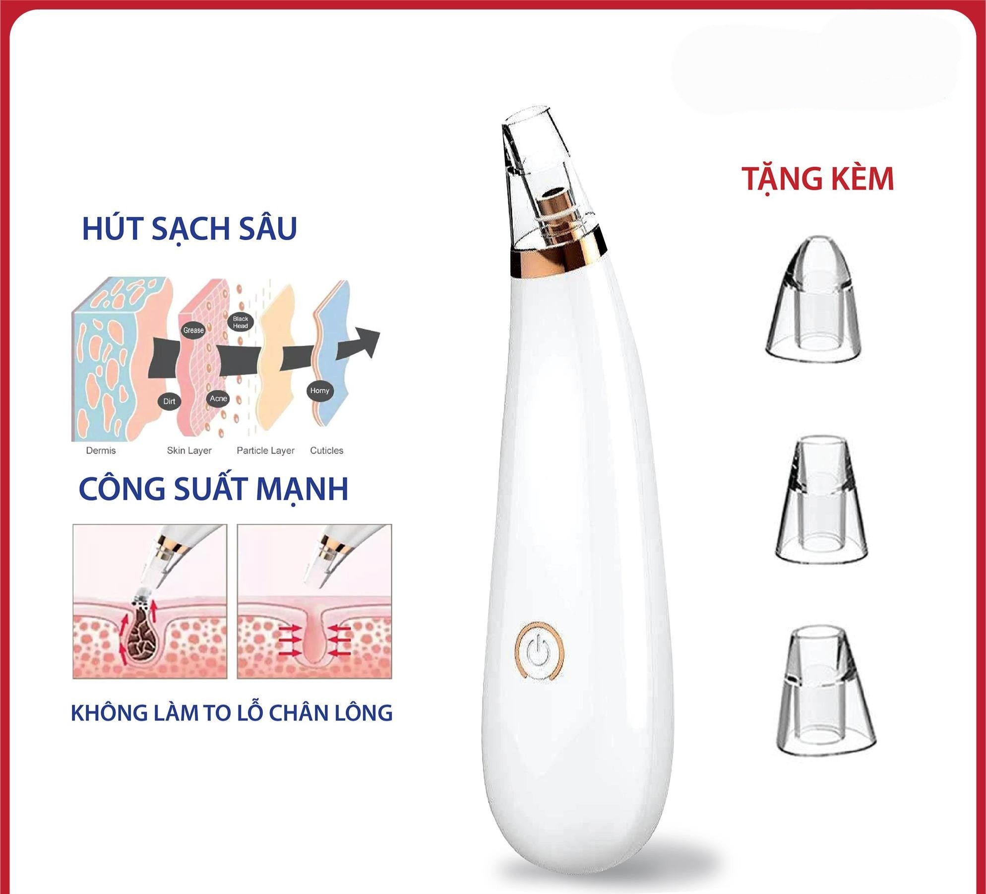 Máy hút mụn đầu đen mini cầm tay