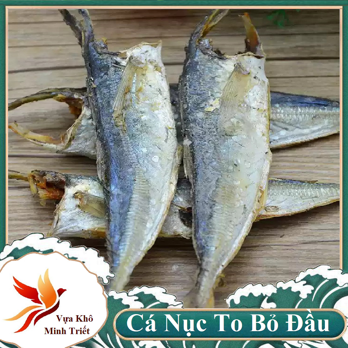 Cá Nục phơi khô, vị vừa ăn- ĐẶC BIỆT CON TO , KHÔNG ĐẦU- VỰA KHÔ MINH TRIẾT