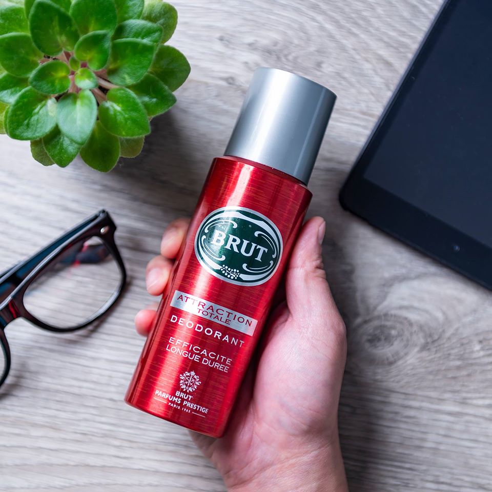 [HCM]Xịt khử mùi nam Brut Attraction Totale