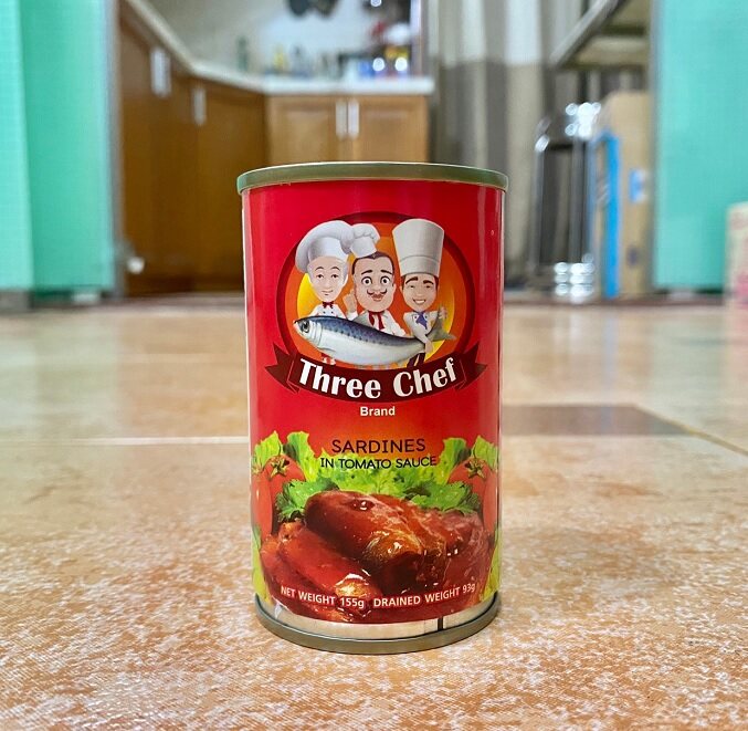 [Có sẵn] [Chính hãng] Cá Mòi Sốt Cà Three Chef Thái Lan 155G [1 lốc 10 Hộp]