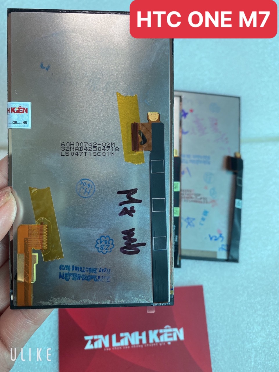 Màn Hình HTC One M7 Full Bộ (Đen)