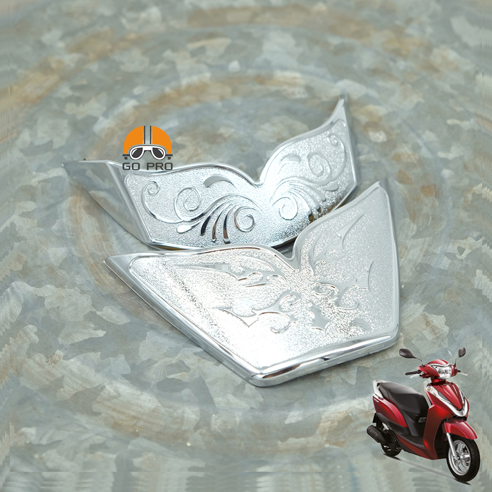 Bộ Ốp Mỏ & Đuôi Dè LEAD 2017 - 2026 MẠ CROM (XI INOX)
