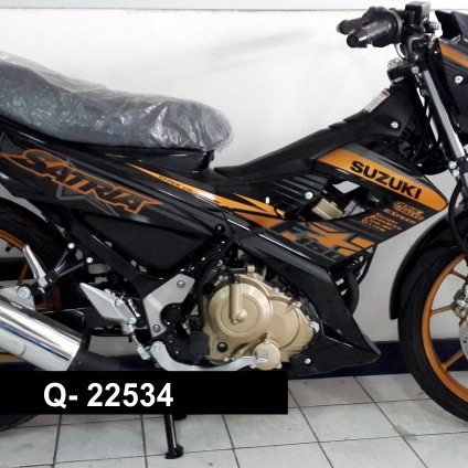 Tem rời Satria ngôi sao cam đen