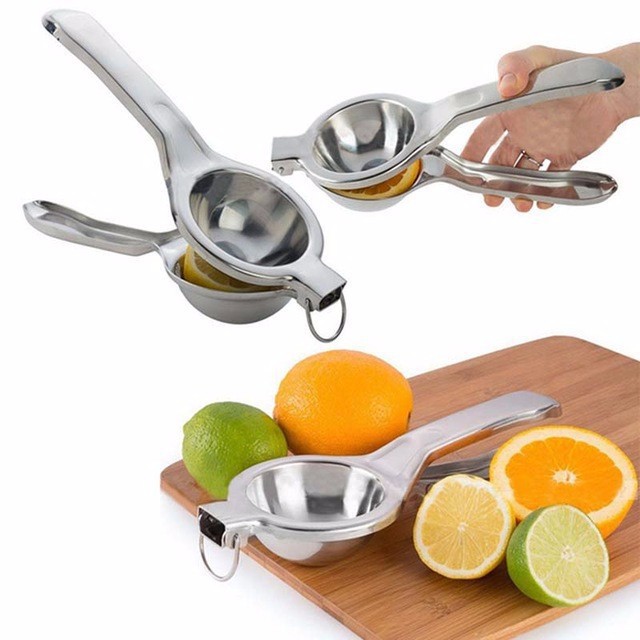 Dụng cụ ép chanh, vắt chanh bằng inox 304 cao cấp bền đẹp lấy nước cốt chanh nhanh chóng và hiệu quả kích thước 20,5 x 6,5cm, Ép chanh