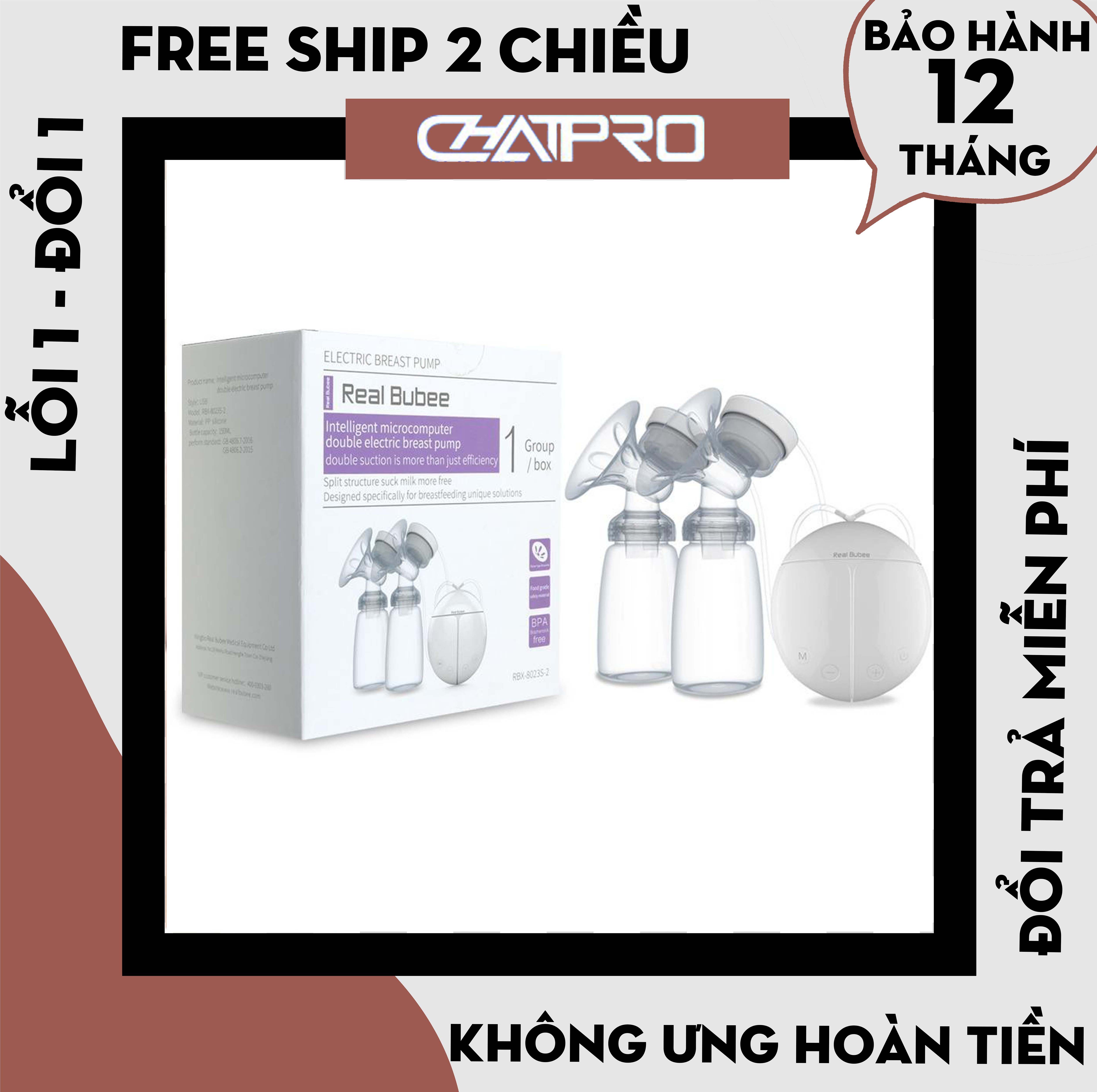 MÁY HÚT SỮA ĐIỆN ĐÔI REAL BUBEE ( BH 12 THÁNG )